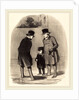 Oui, monsieur Chapuzot, 1852 by Honoré Daumier