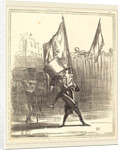 Regardez, mais n'y touchez pas!, 1871 by Honoré Daumier