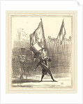 Regardez, mais n'y touchez pas!, 1871 by Honoré Daumier