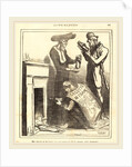 Bien vexés de ne pas trouver la couronne, 1871 by Honoré Daumier
