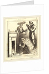 Bien vexés de ne pas trouver la couronne, 1871 by Honoré Daumier