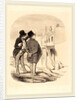 Two Men Amid Ruins by Honoré Daumier