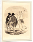Two Men Amid Ruins by Honoré Daumier