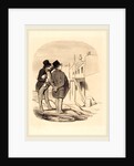 Two Men Amid Ruins by Honoré Daumier