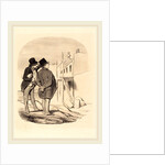 Two Men Amid Ruins by Honoré Daumier