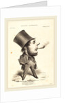 Daumier fut le peintre ordinaire, probably 1839 by Honoré Daumier
