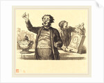 L'Hotel des Commissaires-priseurs: Le Crieur public, 1864 by Charles Maurand