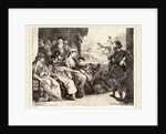 Players Enacting the Poisoning of Hamlet's Father (Act III, Scne II), 1835 by Eugène Delacroix
