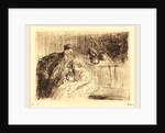 The Lawyer Talking to the Prisoner (second plate) by Jean-Louis Forain