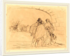 The Meeting under the Arch (first plate) by Jean-Louis Forain