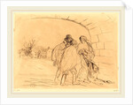 The Meeting under the Arch (first plate) by Jean-Louis Forain