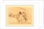 The Meeting under the Arch (first plate) by Jean-Louis Forain
