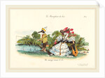 Metamorphoses of the Day: A Conventional Marriage, 1829 by Jean-Ignace-Isidore Grandville