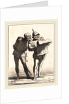 Décidément on ne peut pas, 1870 by Honoré Daumier