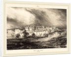 Château de Pont-Gibaud by Eugène Isabey