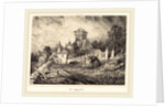 Château de Pesteil à Polminhac, 1832 by Eugène Isabey