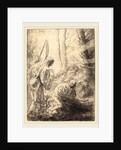 Death and the Woodcutter, 2nd plate by Alphonse Legros