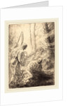 Death and the Woodcutter, 2nd plate by Alphonse Legros