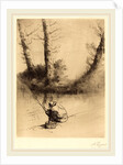 Angler by Alphonse Legros