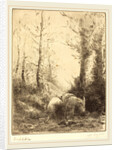 Farmer and His Donkey by Alphonse Legros