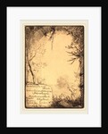 Plate made for an Exhibition at the Dunthorne Home by Alphonse Legros