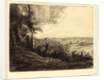 Landscape: Road to Horville by Alphonse Legros