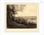 Landscape: Road to Horville by Alphonse Legros