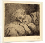 Sleeping Beggar by Alphonse Legros