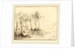 Landscape by Alphonse Legros