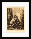 Woodcutters, 3rd plate by Alphonse Legros