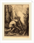 Woodcutters, 3rd plate by Alphonse Legros