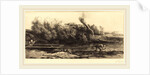 Landscape with Boat, 2nd plate by Alphonse Legros