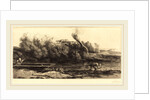 Landscape with Boat, 2nd plate by Alphonse Legros