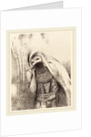 Elle tire de sa poitrine une eponge toute noire, la couvre de baisers, 1896 by Odilon Redon