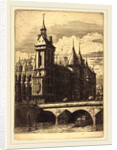 La Tour de l'Horloge, Paris, 1852 by Charles Meryon