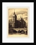 La Tour de l'Horloge, Paris, 1852 by Charles Meryon