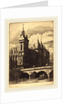 La Tour de l'Horloge, Paris, 1852 by Charles Meryon