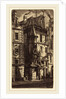 Tourelle de la Rue de la Tixéranderie, Paris, 1852 by Charles Meryon