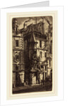 Tourelle de la Rue de la Tixéranderie, Paris, 1852 by Charles Meryon