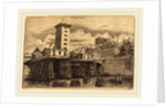 La Pompe Notre-Dame, Paris, 1852 by Charles Meryon