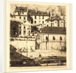 La morgue, Paris, 1854 by Charles Meryon