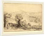 Remembrance of a Valley in Bourgogne by Alphonse Legros