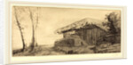 Shepherd's Hut on a Hillside by Alphonse Legros