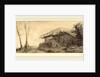 Shepherd's Hut on a Hillside by Alphonse Legros