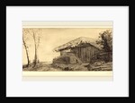 Shepherd's Hut on a Hillside by Alphonse Legros
