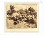 View of St.-Jean-de-Mont, Vendee, 1892 by Auguste Lepère