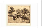 View of St.-Jean-de-Mont, Vendee, 1892 by Auguste Lepère