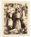 Market at Pontoise, c. 1895 by Camille Pissarro