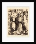 Market at Pontoise, c. 1895 by Camille Pissarro