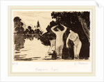 Baigneuses, c. 1895 by Camille Pissarro
